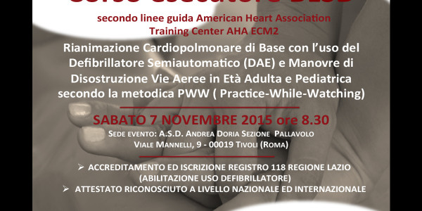 Corso esecutore BSLD - Andrea Doria Tivoli