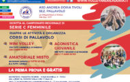 Iscrizioni Pallavolo Andrea Doria Tivoli 2017-2018